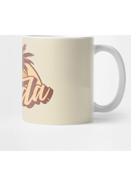Barbuda Vintage Summer Vacation Design Kupa Bardak
