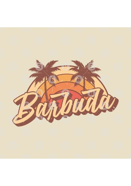 Barbuda Vintage Summer Vacation Design Kupa Bardak