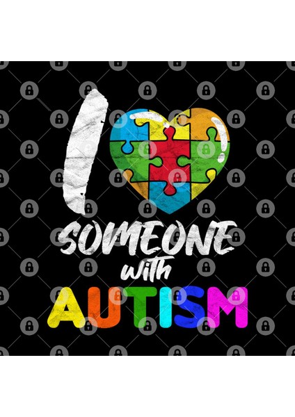 I Love Someone With Autism Kupa Bardak