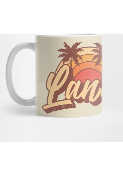 Lanai Hawaii Vintage Summer Vacation Design Kupa Bardak