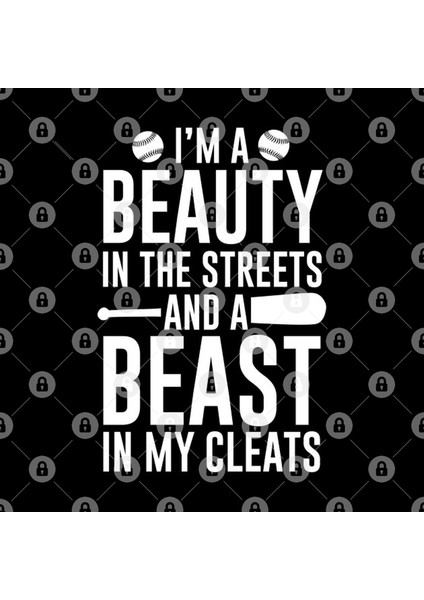 I'M Beauty İn The Streets And A Beast İn My Cleats Kupa Bardak