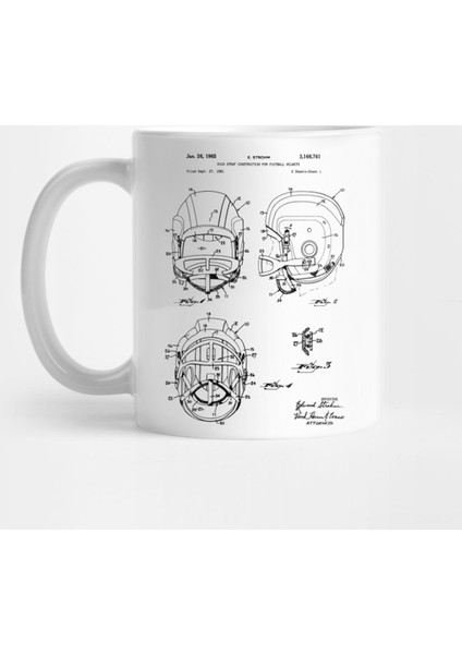 Football Helmet Patent Kupa Bardak