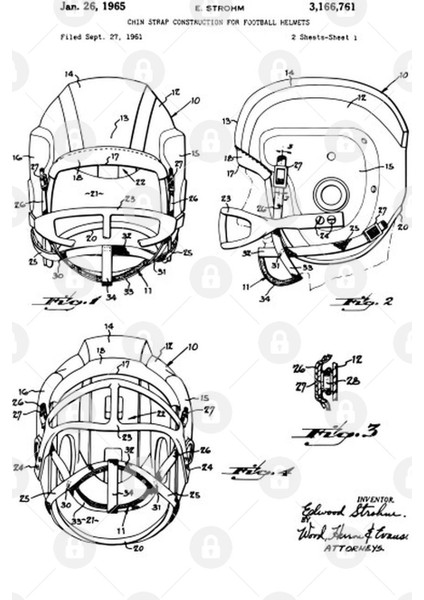 Football Helmet Patent Kupa Bardak