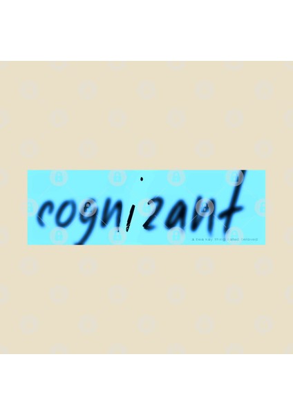 A Bea Kay Thing Called Beloved- Cognizant Aqua Kupa Bardak