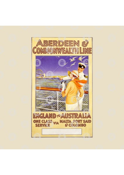 Aberdeen And Commonwealth Line Kupa Bardak