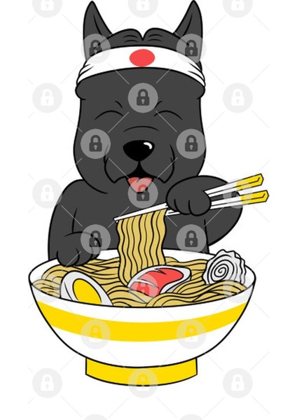 Cane Corso Ramen Lover Kupa Bardak