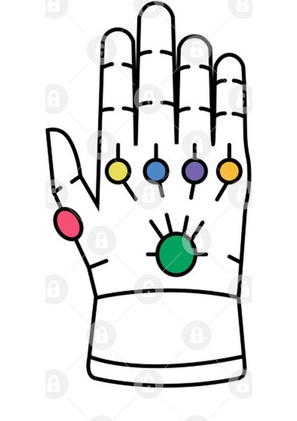 Infinity Gauntlet Kupa Bardak