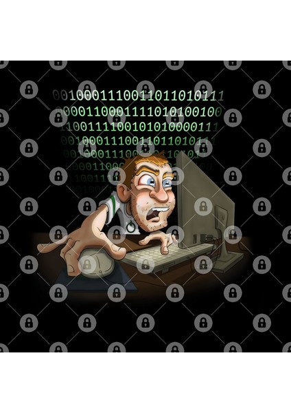Computer Nerd Geek Hacker Kupa Bardak