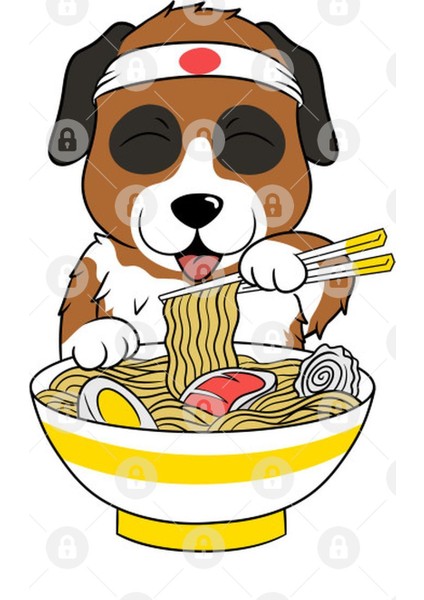 Saint Bernard Ramen Lover Kupa Bardak