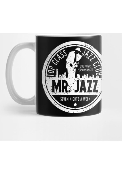 Jazz Club Vintage Design Kupa Bardak