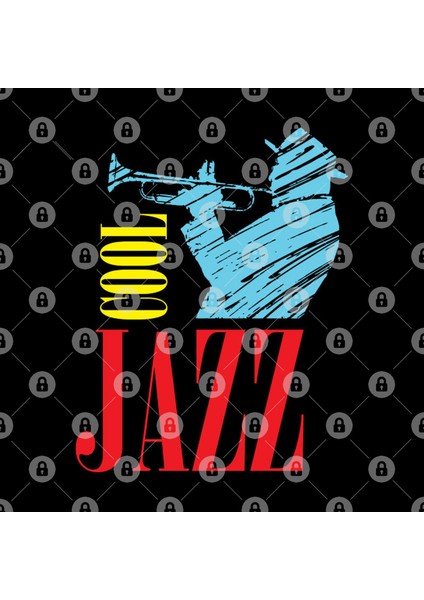 Cool Jazz Colorful Jazz Theme Kupa Bardak