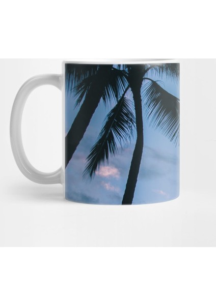 Tropical Summer Palm Trees Kupa Bardak