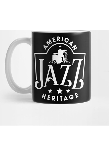 Vintage Jazz Club Design Kupa Bardak
