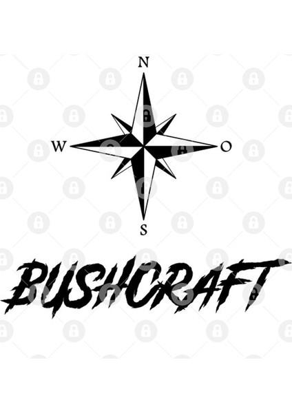 Bushcraft Compass Wilderness Kupa Bardak