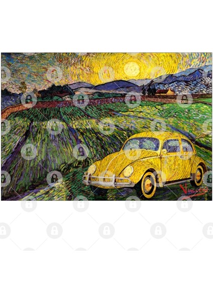 Vincent Van Gogh- Wolsvagen Bug Kupa Bardak
