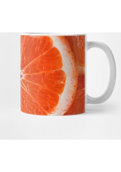 Summer Orange Slices Kupa Bardak