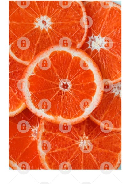 Summer Orange Slices Kupa Bardak