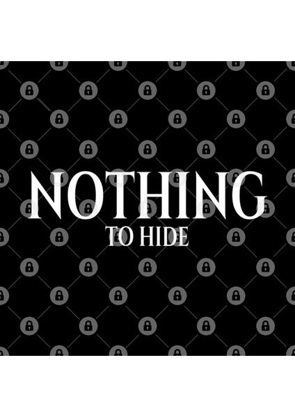 Nothing To Hide Meme Man'S Woman'S Kupa Bardak