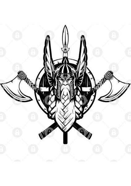 Viking Warrior | Valhalla Odin Asgard Midgard Kupa Bardak