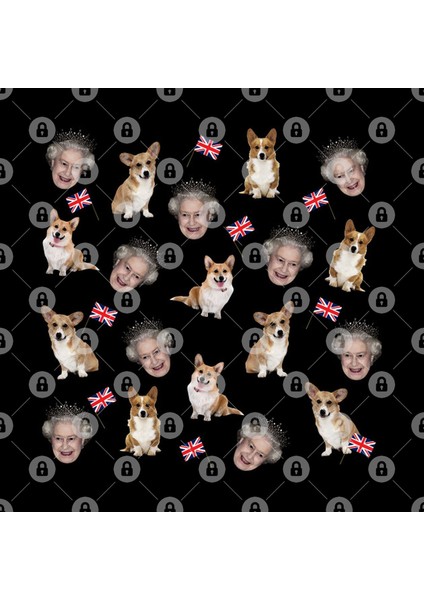 Queen Elizabeth And Corgis Kupa Bardak