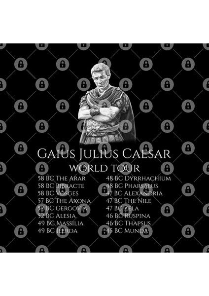 Gaius Julius Caesar World Tour Spqr History Of Ancient Rome Kupa Bardak