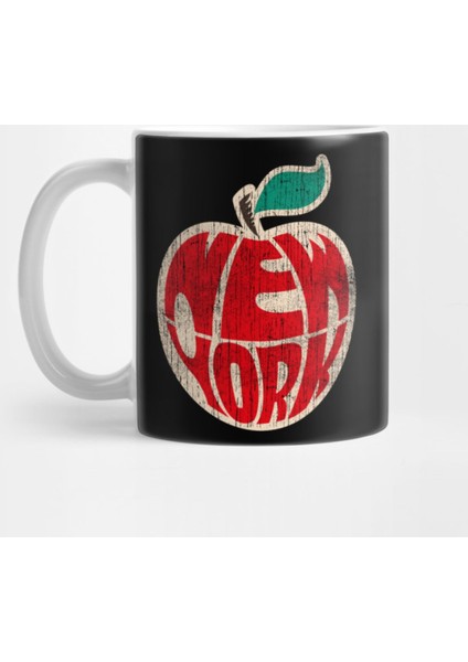Bıg Apple Of New York City Nyc Tee Ny Souvenirs Kupa Bardak