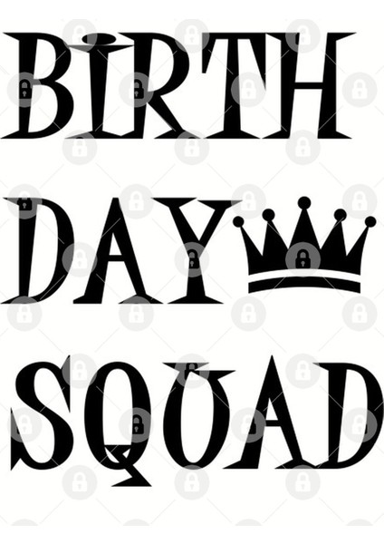 Birthday Queen Squad Kupa Bardak