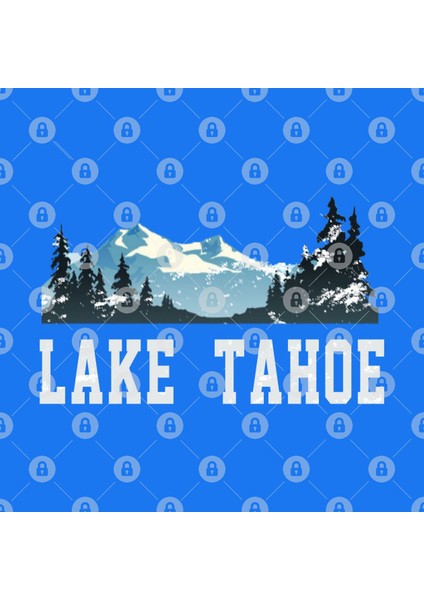 Lake Tahoe Nevada Ski Kupa Bardak