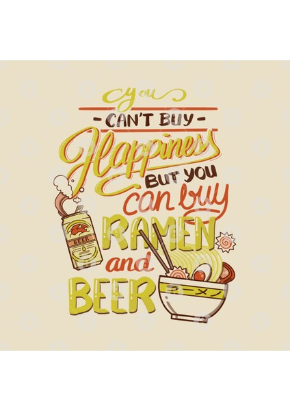 Ramen And Beer Kupa Bardak