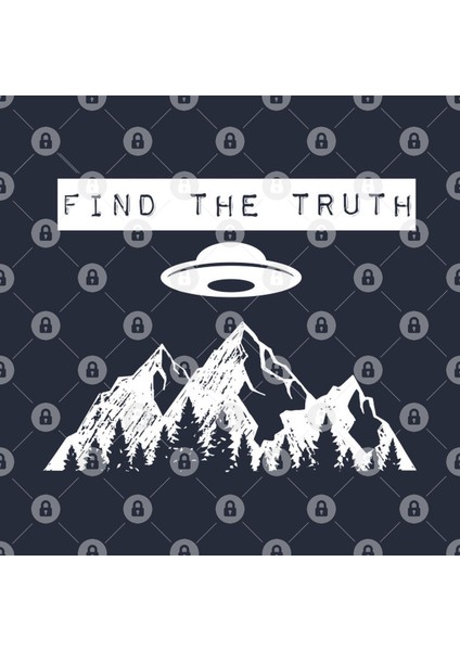 Find The Truth Vintage Ufo Kupa Bardak