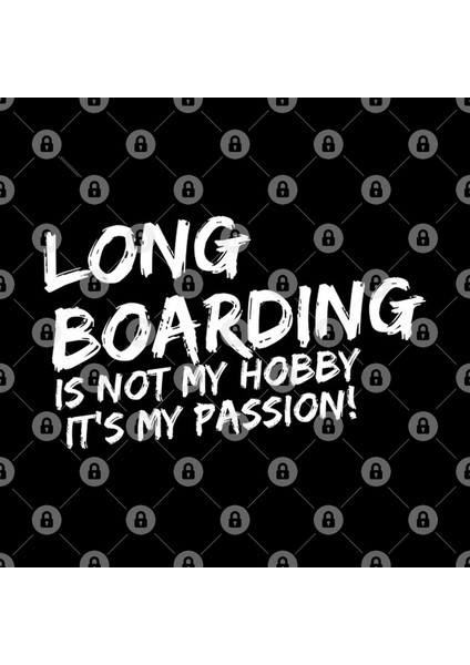 Longboarding İt'S Not My Hobby İt'S My Passion Pastime Skateboard Longboard Surfboard Plywood R Kupa Bardak