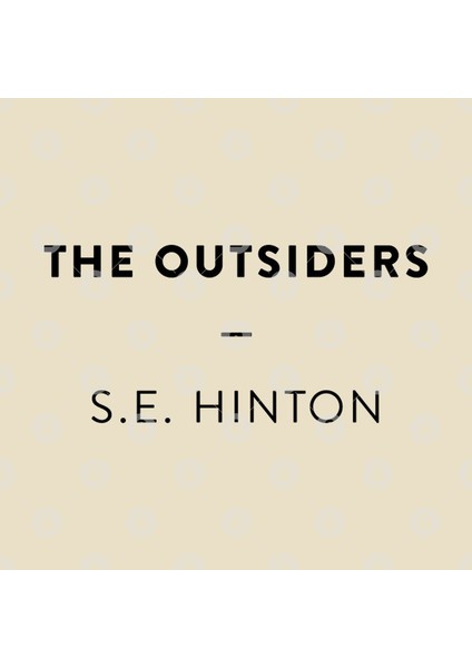 The Outsiders — S.E. Hinton Kupa Bardak