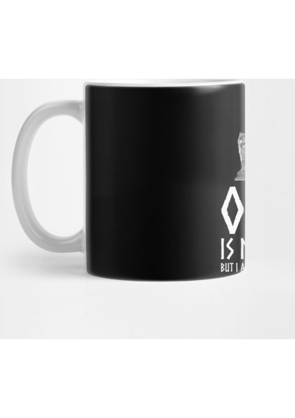 Inspiring Viking Mythology - Odin Is My Lord But I Am My Own Master Kupa Bardak