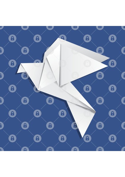 Origami Pigeon Kupa Bardak