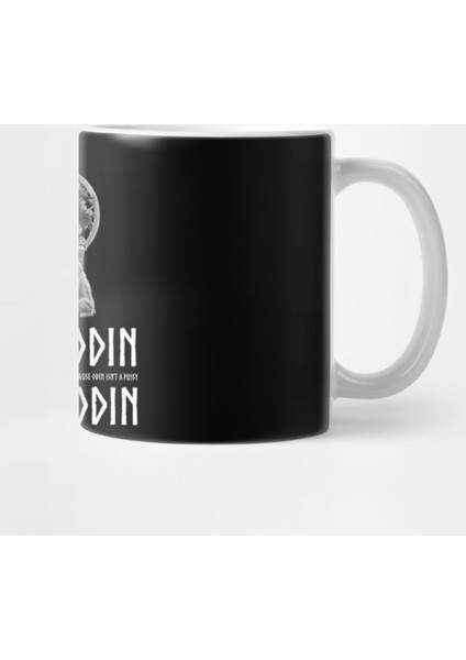 Anti Socialism-Masculine Alpha Male Viking Mythology-Odin İsn'T Offended By Anything Or Anyone Kupa Bardak
