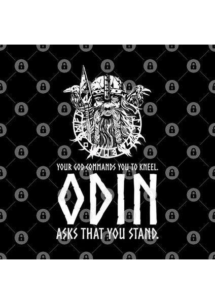 Your God Commands You To Kneel Odin Asks That You Stand - Norse Viking Mythology Kupa Bardak