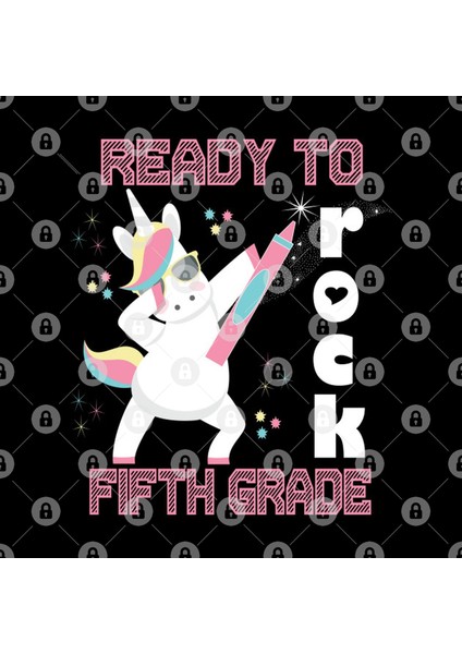 Dabbing Ready To Rock Fifth Grade Unicorn 1St Day Of School Kupa Bardak
