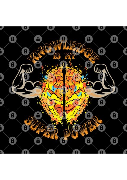 Brain, Knowledge İs My Superpower Kupa Bardak