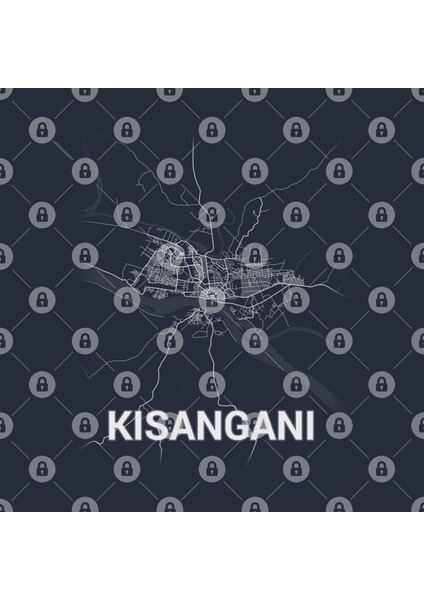 Kisangani Drc Congo City Map Kupa Bardak