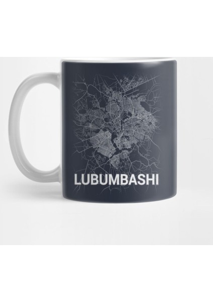 Lubumbashi Drc Congo City Map Kupa Bardak