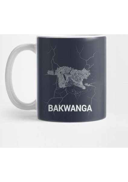 Bakwanga Drc Congo Mbuji-Mayi City Map Kupa Bardak