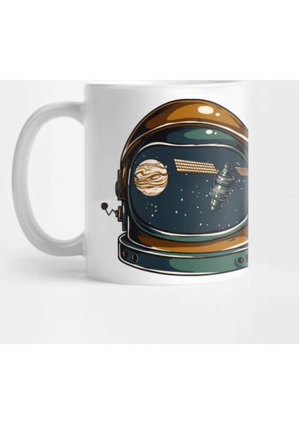 Astronaut Helmet Kupa Bardak
