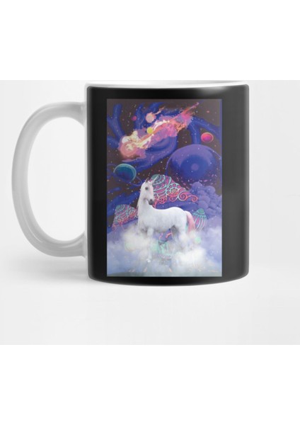 Psychedelic Lsd Unicorn Kupa Bardak