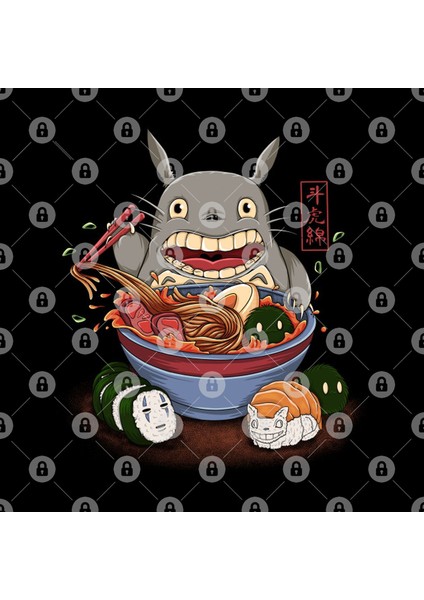 Totoro Ramen Kupa Bardak