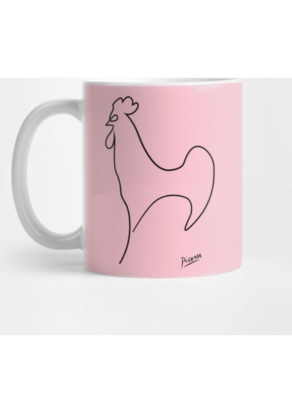 Picasso Art- Cock Kupa Bardak