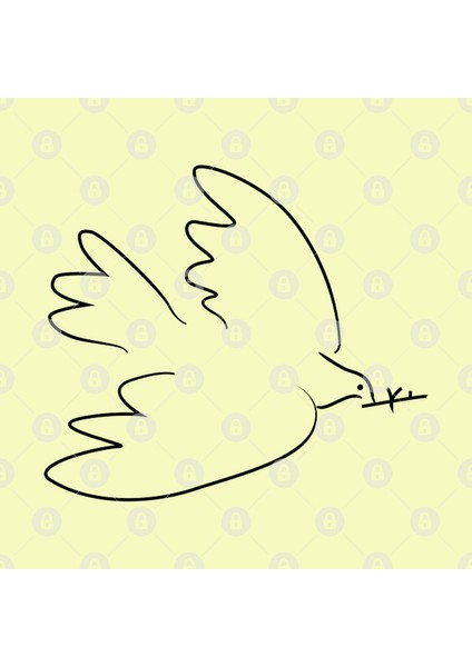 The Dove By Picasso Kupa Bardak