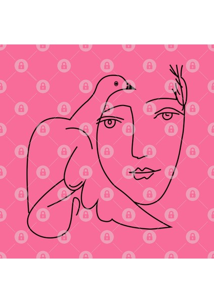 Dove Women By Picasso Kupa Bardak