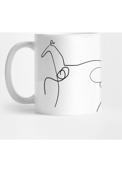 The Horse By Picasso Kupa Bardak