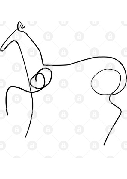 The Horse By Picasso Kupa Bardak