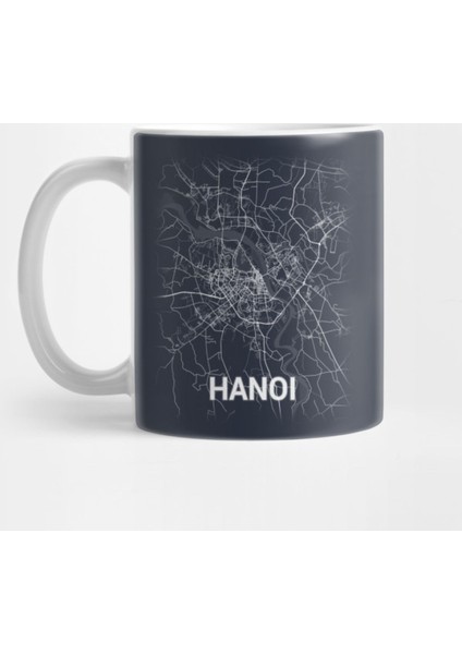 Hanoi Vietnam Hà Nôi City Map Kupa Bardak
